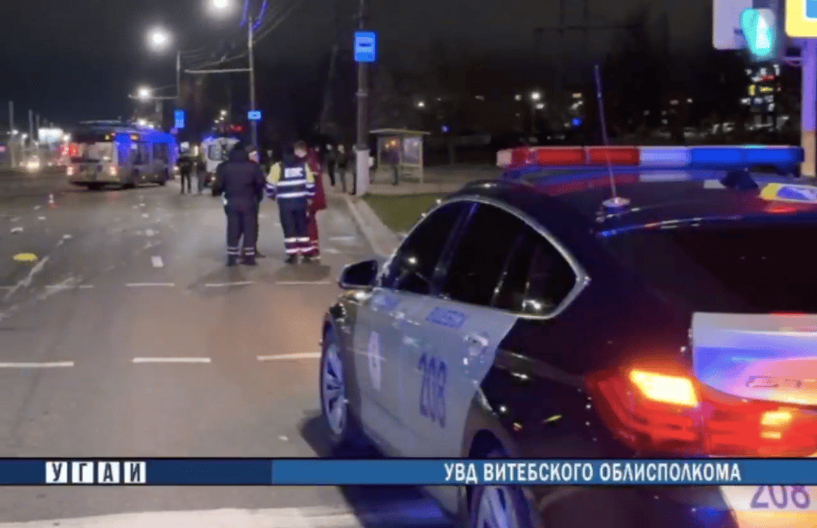 Такси насмерть сбило пенсионерку на улице Терешковой в Витебске