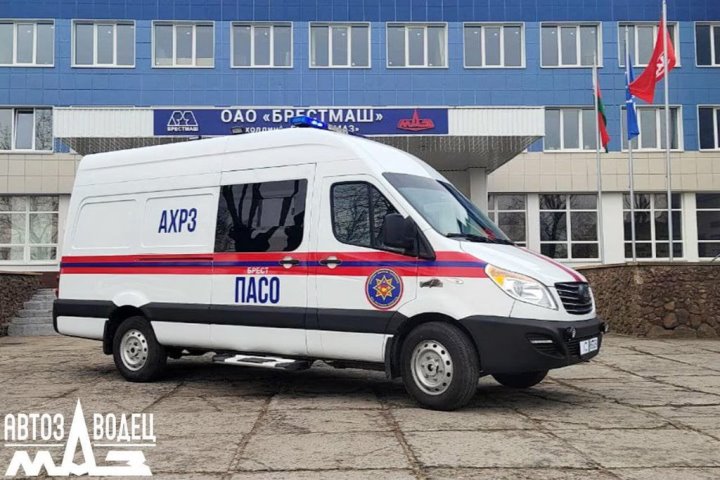 «Брестмаш» создал автомобиль химической и радиационной защиты