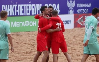 Белорусская сборная проиграла России в пляжном футболе