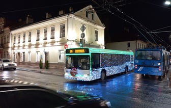 Посмотрите, какой автобус ездит по улицам Гродно