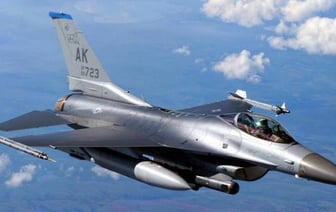 Американский истребитель F-16 разбился у берегов Южной Кореи