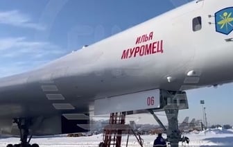 Путин полетел на стратегическом бомбардировщике Ту-160М