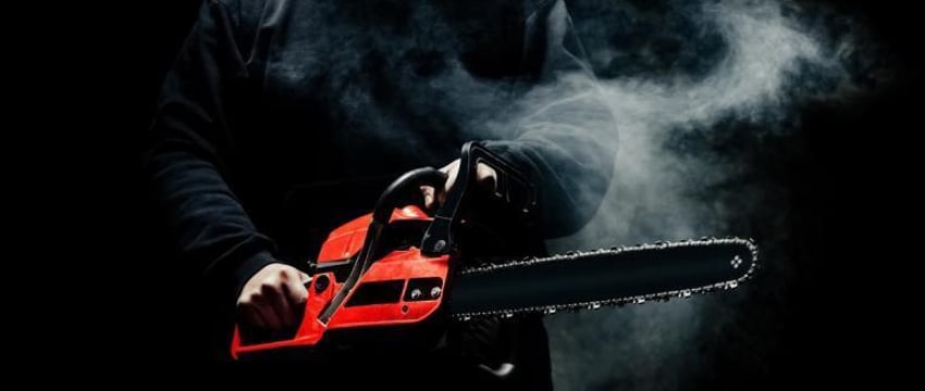 С бензопилой на милиционеров набросился мужчина в Брестской области