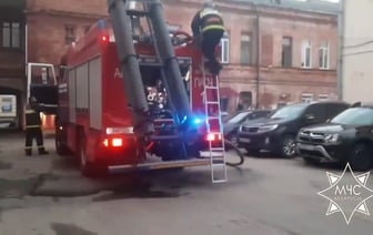 В Витебске горел гриль-бар «Ребро»