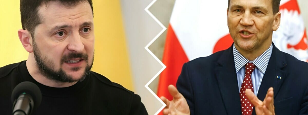 Зеленский поругался с главой МИД Польши Сикорским во время его визита в Киев — Onet