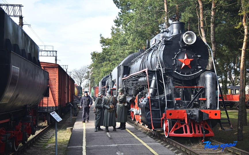 В Барановичах высадился десант немецких солдат. Идет съемка телефильма