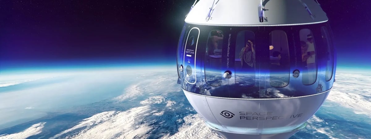 Американская компания предложила отправить туристов в стратосферу Земли на воздушном шаре с коктейль-баром и SPA. Почем билеты? — Фото