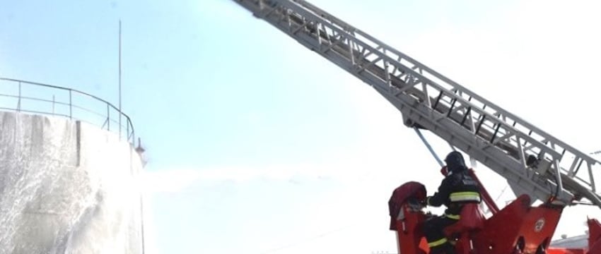 Брестские спасатели провели учения на железнодорожной станции