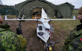 В польской деревне недалеко от беларусской границы упал военный дрон