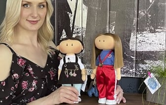 «Чувствую себя феей». Портретных кукол по фотографиям шьет жительница Барановичей