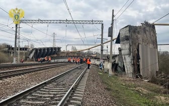 БелЖД меняет порядок железнодорожного сообщения с РФ из-за обрушения моста в Смоленской области