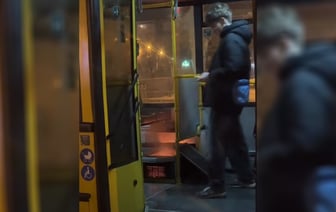 В Минске второй за месяц во время рейса загорелся автобус — Видео