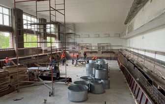 Реконструкция бассейна в средней школе № 9 Бреста