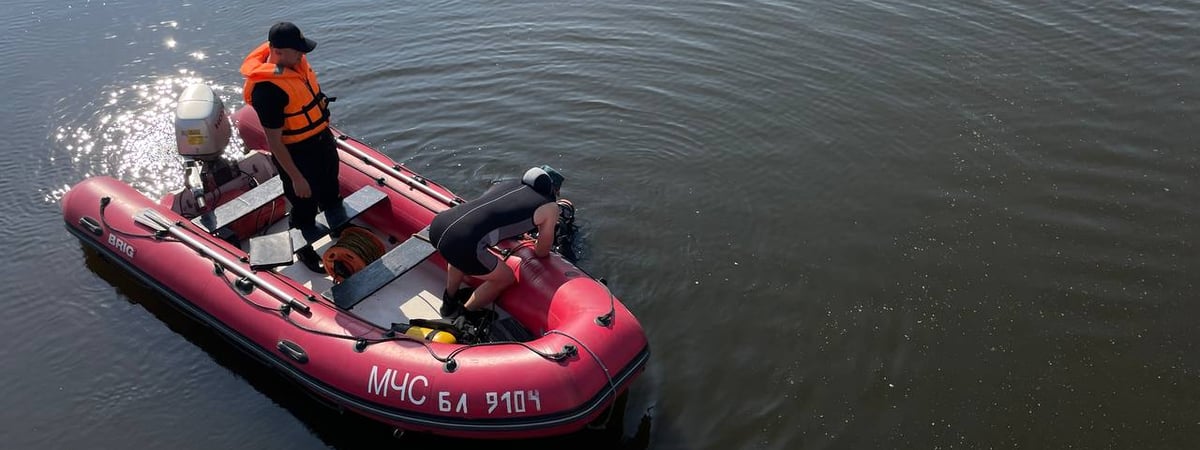Под Гродно водолазы ныряли в Неман на глубину 15 метров — что произошло