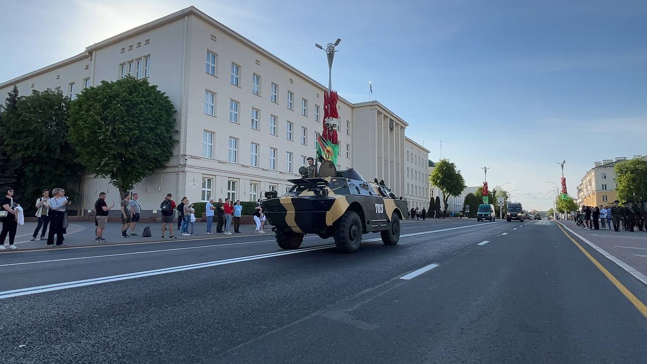 В Бресте проходит первая репетиция Парада Победы