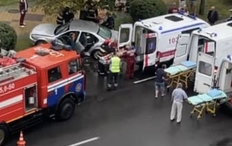 В Бресте водитель BMW на «лысой» резине выехал на обочину и столкнулся с деревом. Подробности расследования