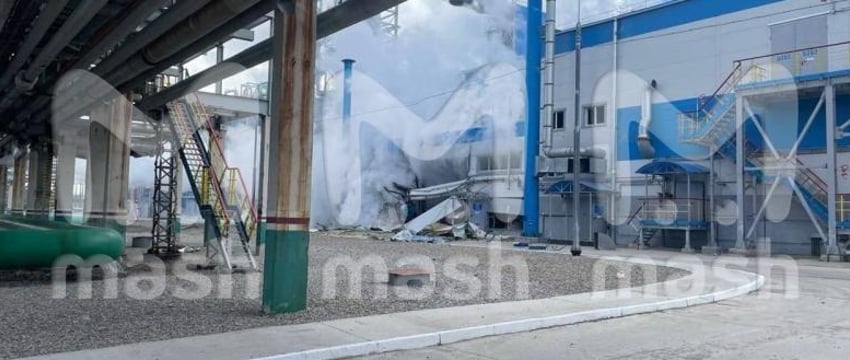 Атака беспилотника на предприятие Газпрома в Башкортостане