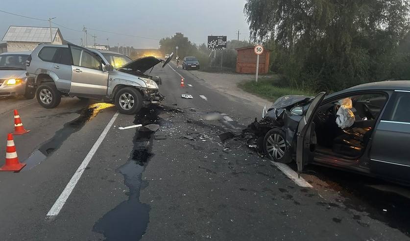 Пьяный бесправник устроил аварию под Брестом с пятью пострадавшими