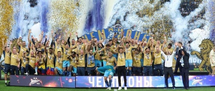 «Зенит» стал шестикратным чемпионом РПЛ