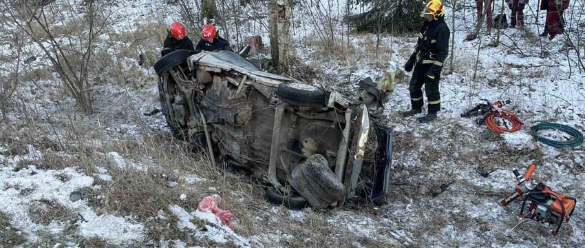 Жуткое ДТП на Минщине: легковушка врезалась в дерево, погибли трое человек