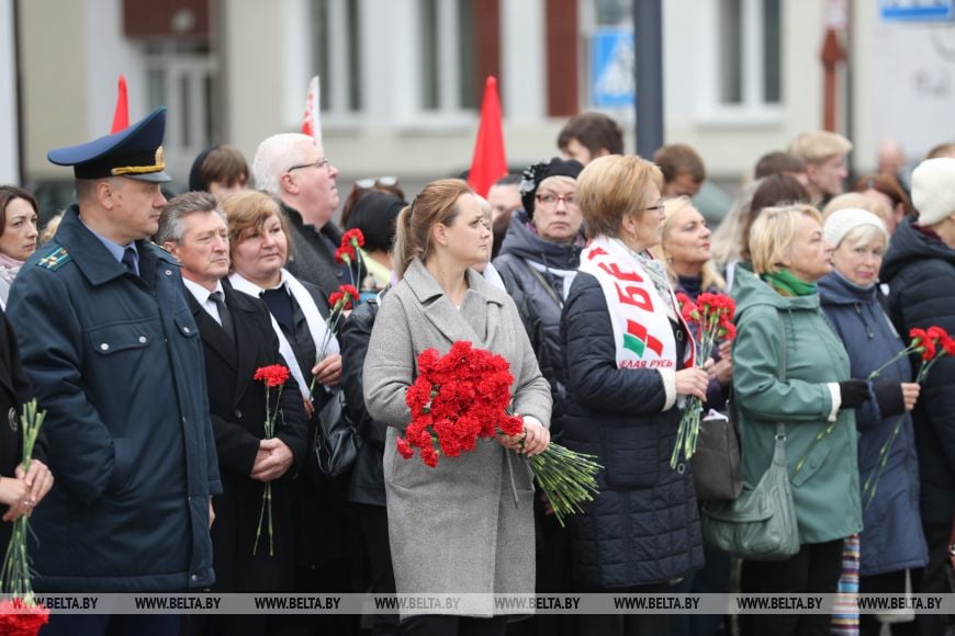 Обновленную мемориальную зону в память о жертвах брестского гетто открыли в Бресте