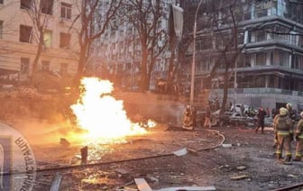 Киев подвергся ракетной атаке
