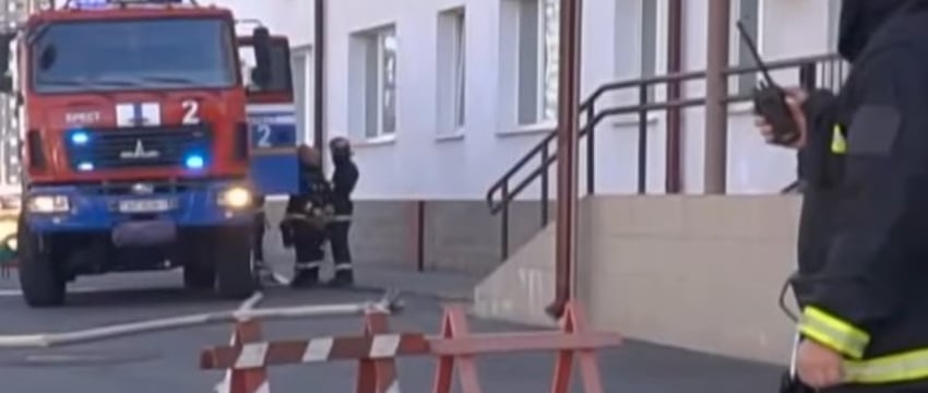 В Бресте спасатели провели тактико-специальные учения в областной детской больнице