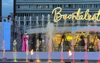 Фаер-шоу и фестиваль моды на улице Советской в Бресте