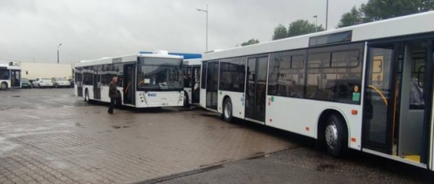4 новых автобуса прибудут сегодня в Брест