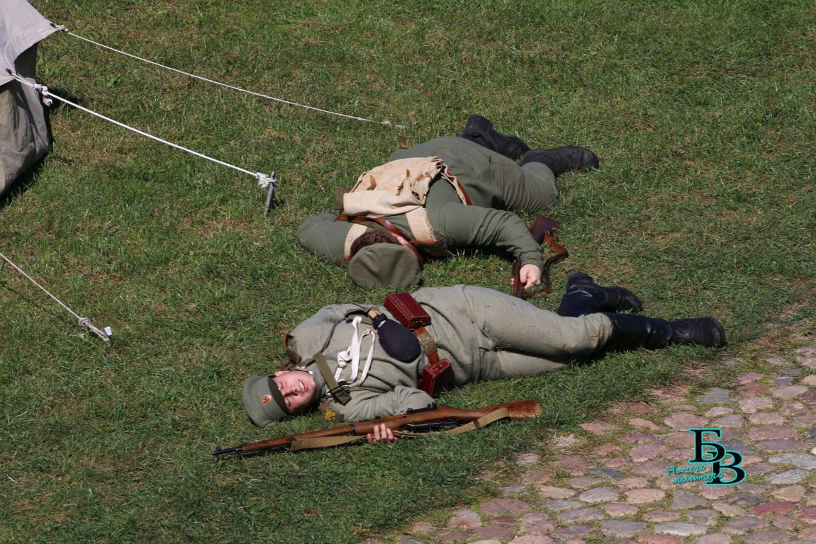 В Бресте воссоздали события Первой мировой войны