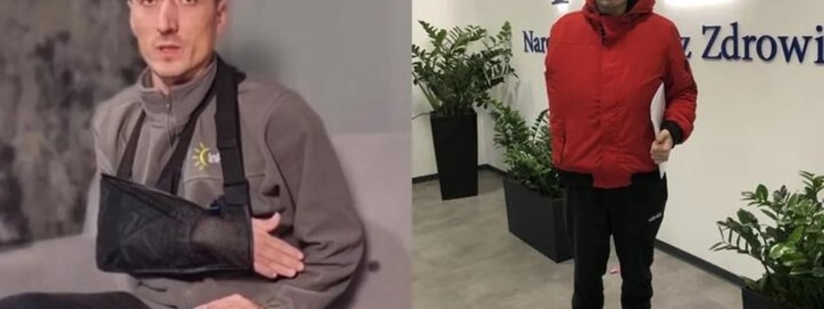 «Терпеть эту боль могу, но видеть эту руку…» В Варшаве белорус получил тяжелую травму, деньги на лечение собрали меньше чем за сутки