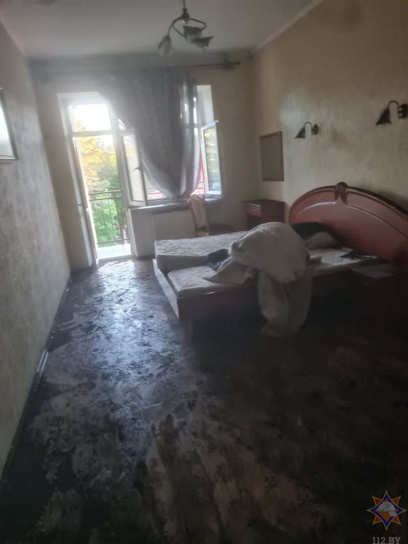 В Брестском районе произошел пожар на территории базы отдыха