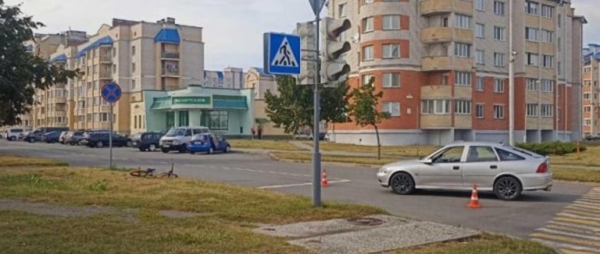 В Пинске 13-летний велосипедист попал под колеса авто