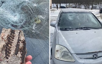«Ехала под мостом — получила удар куском бетона в лобовое». Подробности неприятной истории