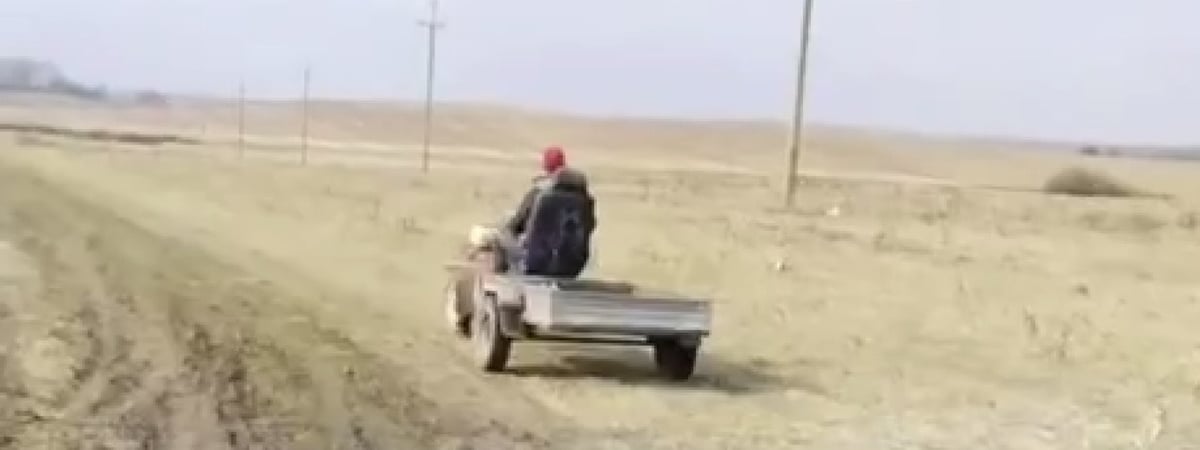 Остановили в чистом поле — в Кореличском районе задержали пьяного на мотоблоке