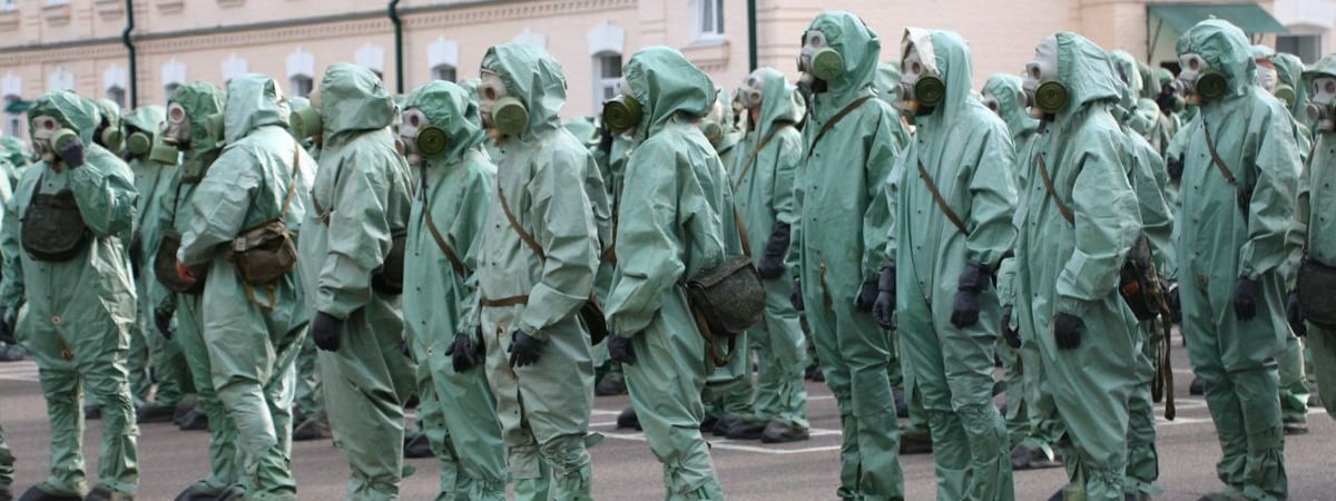 В Слониме военные надели костюмы химзащиты. Что произошло? — Фото