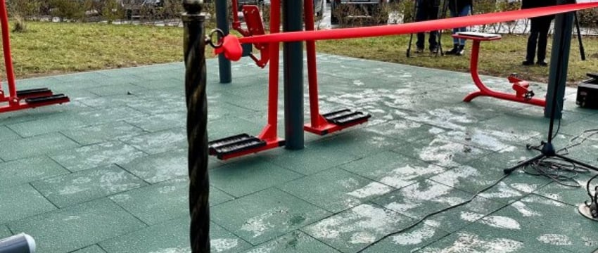 В Бресте открыли новую спортивную площадку
