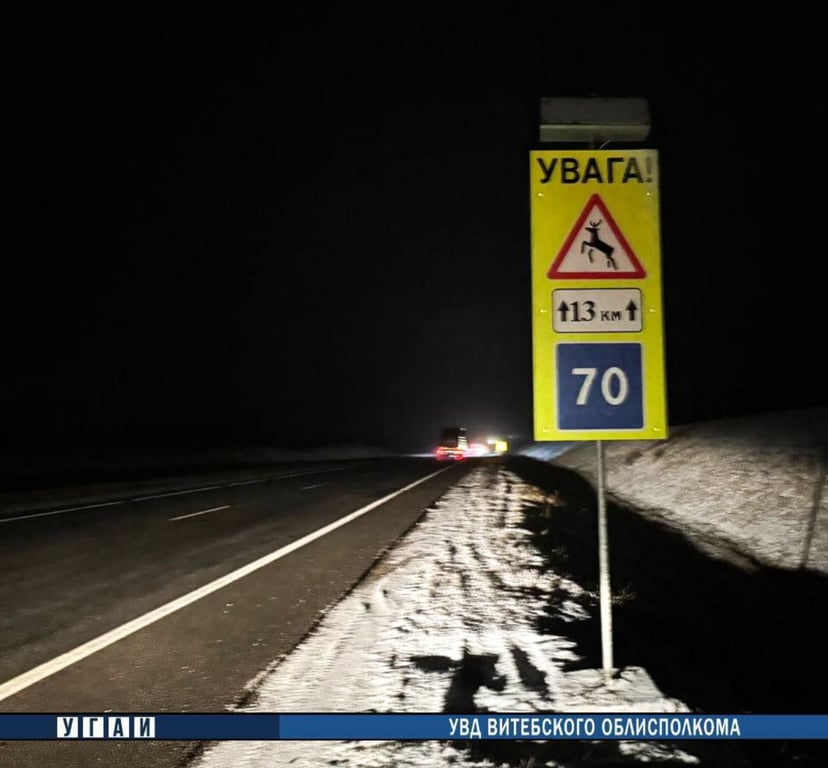 В Беларуси устанавливают дорожные знаки с солнечной батареей. Как они помогают?