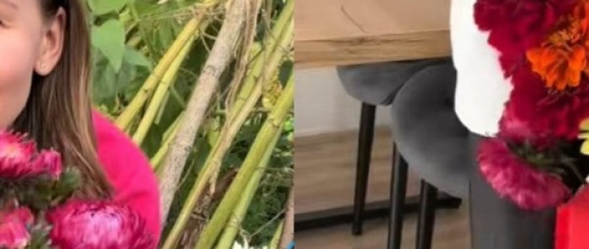 «Дарить цветы с дачи — это жлобство?» Белоруска собрала на линейку букет из огородных цветов и порвала TikTok