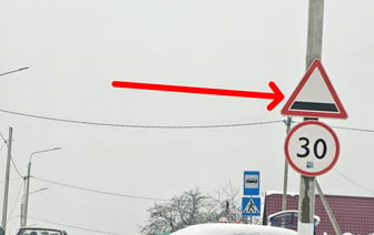В Борисове заметили необычный дорожный знак. В ГАИ рассказали, что он значит — Фото