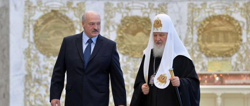 Лукашенко поздравил Патриарха Кирилла с 15-й годовщиной интронизации