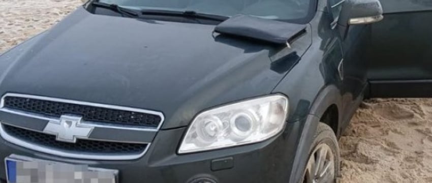 В Гданьске белорус выехал на Chevrolet на пляж и попал за решетку