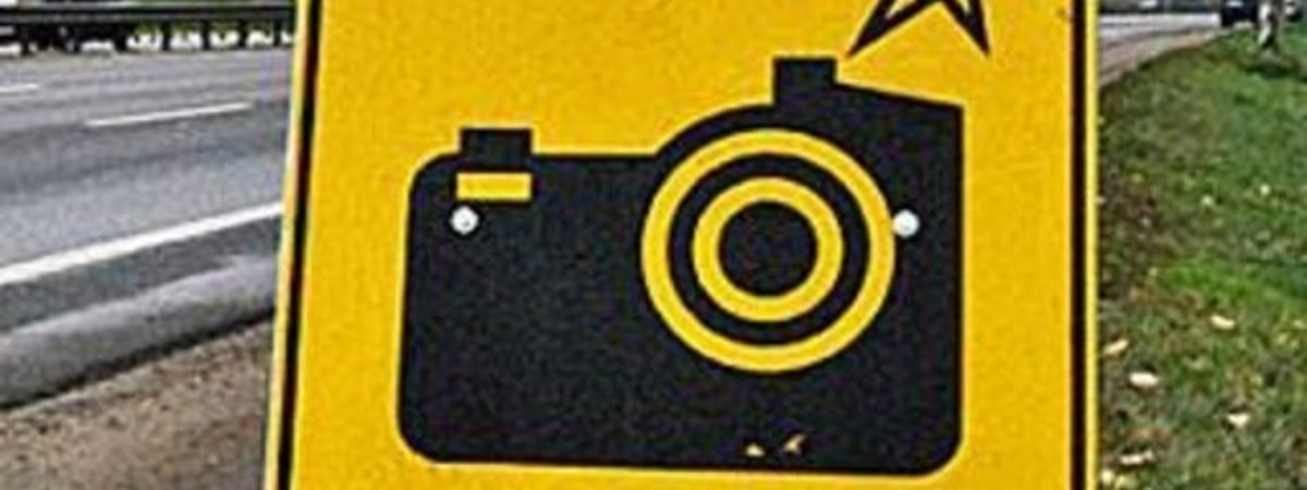 Беларусских водителей будут предупреждать о камерах контроля скорости по-новому