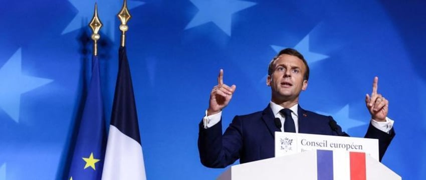 Bloomberg: США разозлились на Макрона за слова об отправке войск в Украину