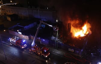 В Бобруйске на пожаре погиб мужчина