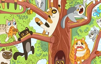 Эта головоломка с котятами проверит вашу внимательность. Сможете найти лягушку за 7 секунд? — Фото