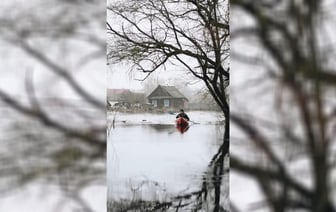 «Белорусская Венеция» — Белорус показал, затопленную деревню под Лунинцом — Видео