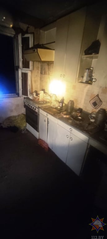 В Бресте ночь на Орловской горела квартира