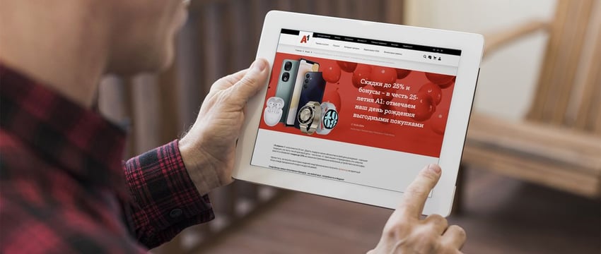 Гомель, все сюда. В магазинах А1 скидки и бонусы в честь 25-летия