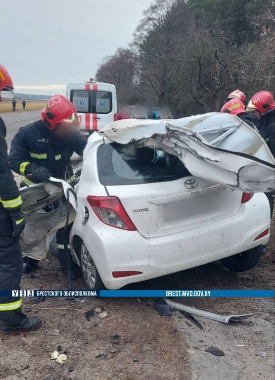 Смертельное ДТП с участием лесовоза в Малоритском районе